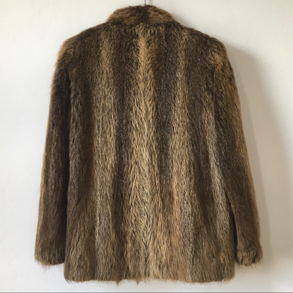SUPER WARM VINTAGE OTTER JACKET AMAZING FIT